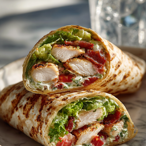Chicken Caesar Wrap Recipe