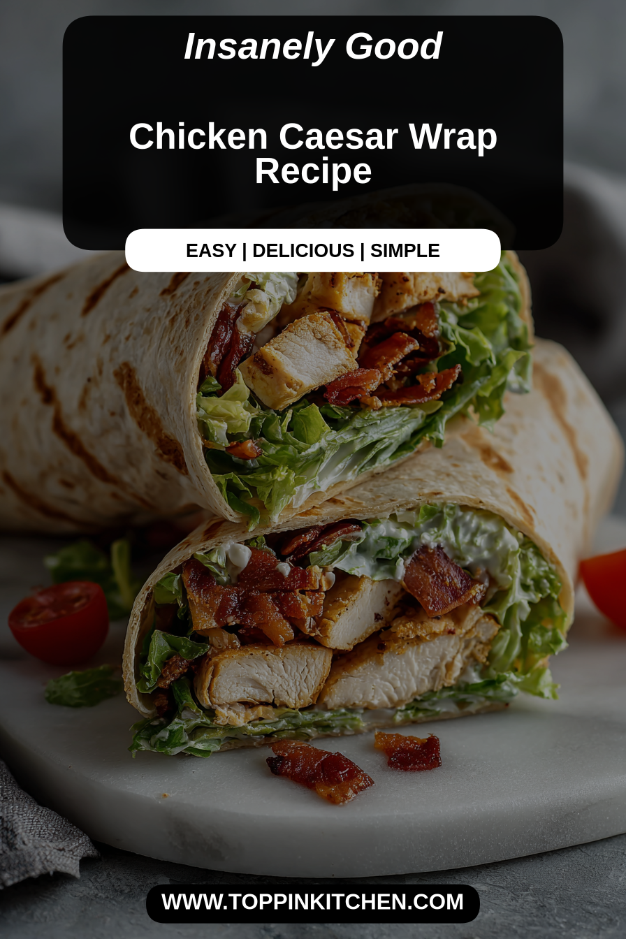 Chicken Caesar Wrap Recipe