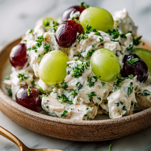 Chicken Salad with Grapes and Chick