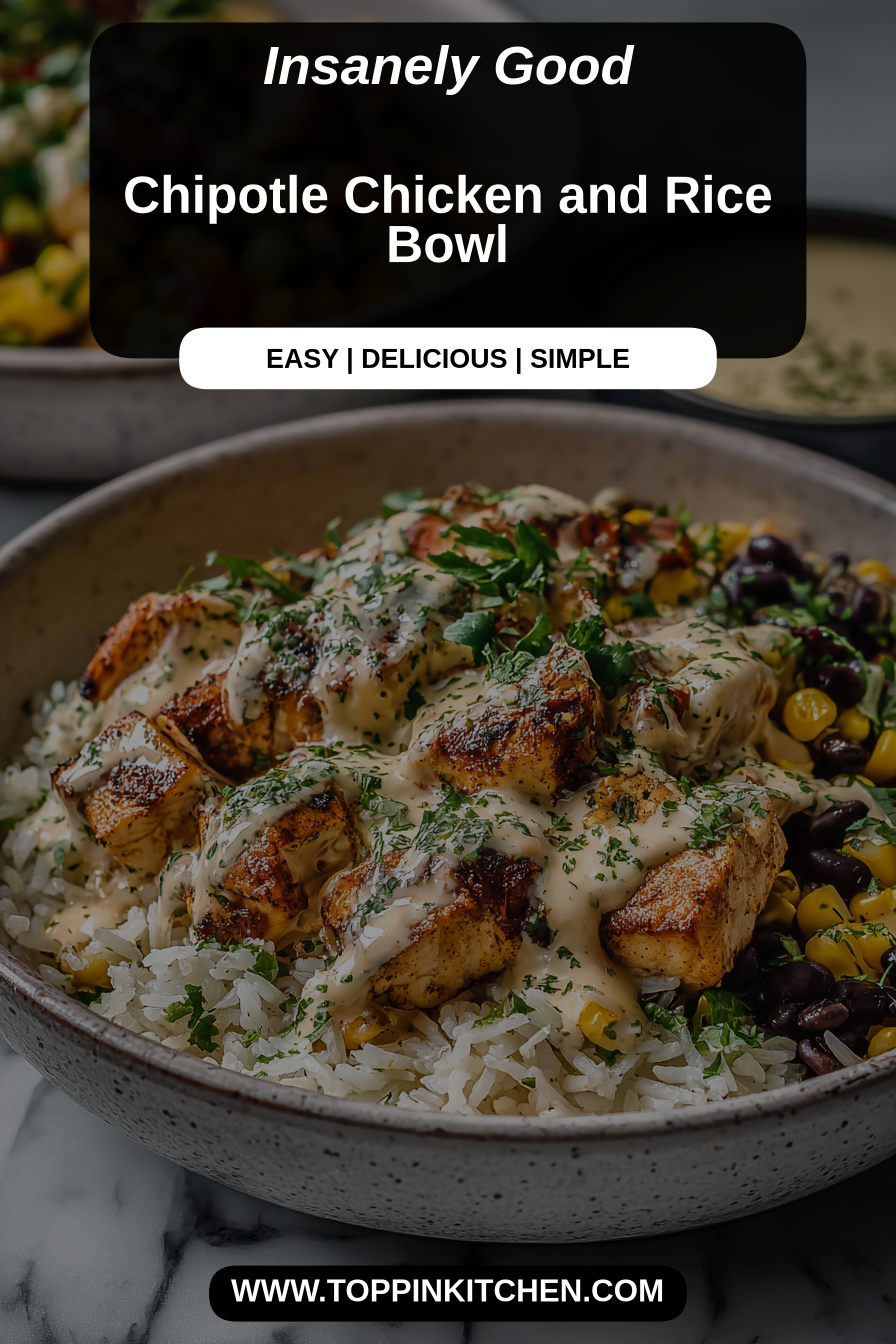 Chipotle Chicken and Rice Bowl