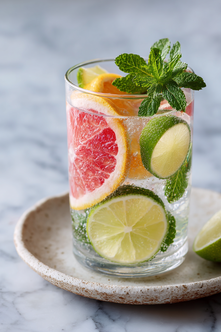 Citrus Infused Refreshing Hydrating Water