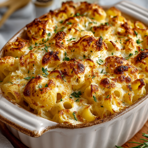 Cottage Cheese Pasta Bake Recipe