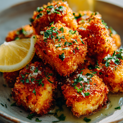 Crispy Bang Bang Salmon Bites