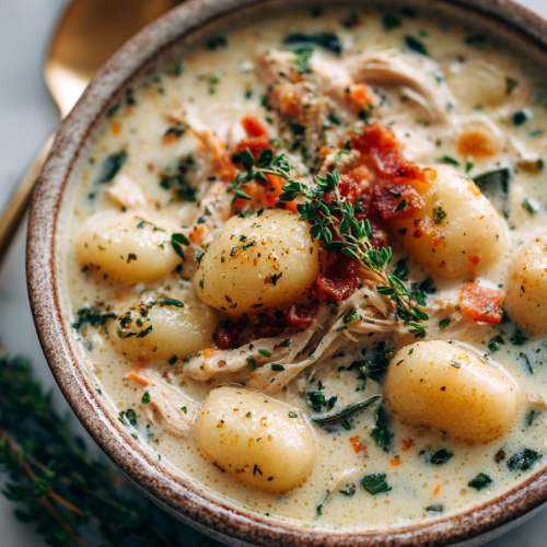 Crockpot Chicken Gnocchi Soup Recipe