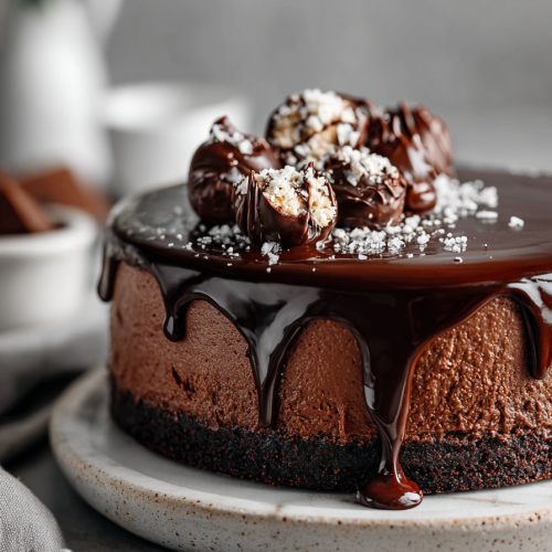 Decadent Dark Chocolate Ganache Cake