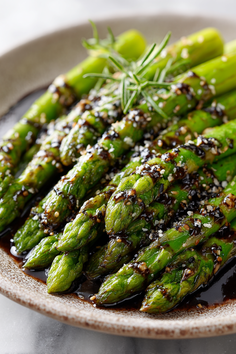 Easy Asparagus with Balsamic Glaze