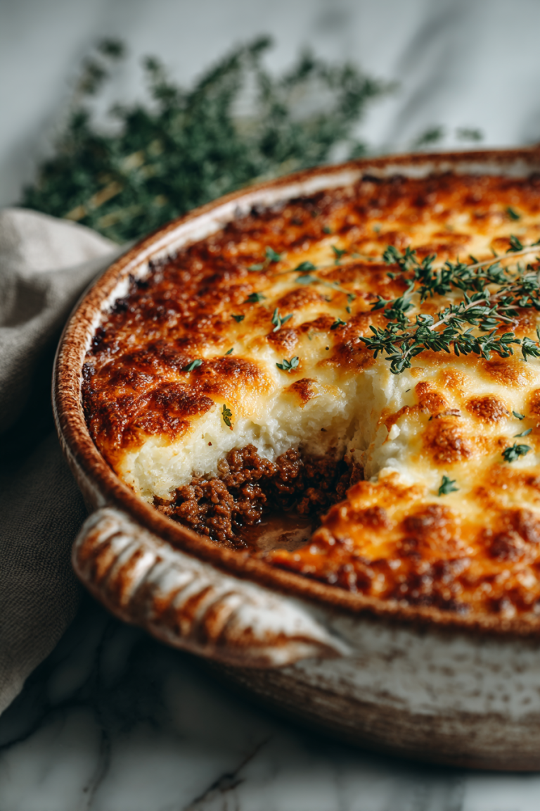 Easy Ground Beef and Potato Casserole