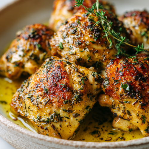 Garlic Butter Chicken Thighs Recipe