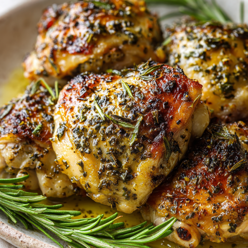 Garlic Herb Chicken Thighs Recipe