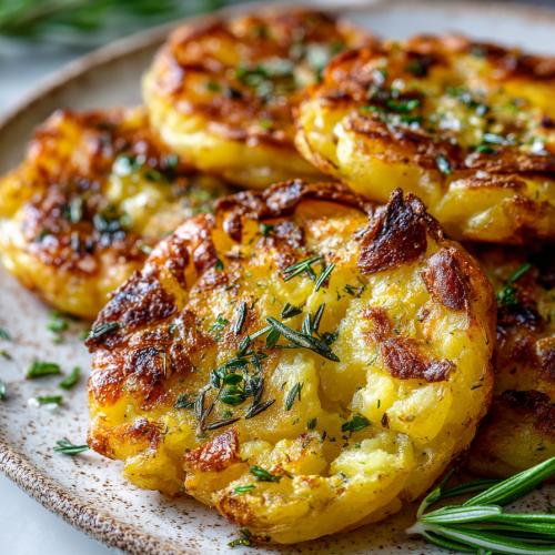 Garlic Smashed Potatoes Recipe