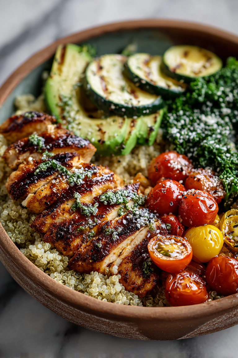 Grilled Chicken and Quinoa Bowl