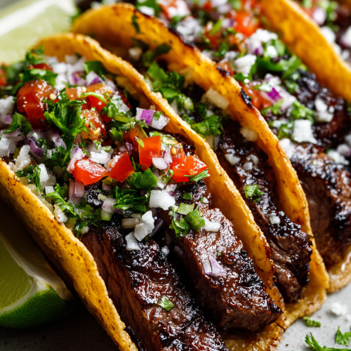 Grilled Skirt Steak Tacos Recipe