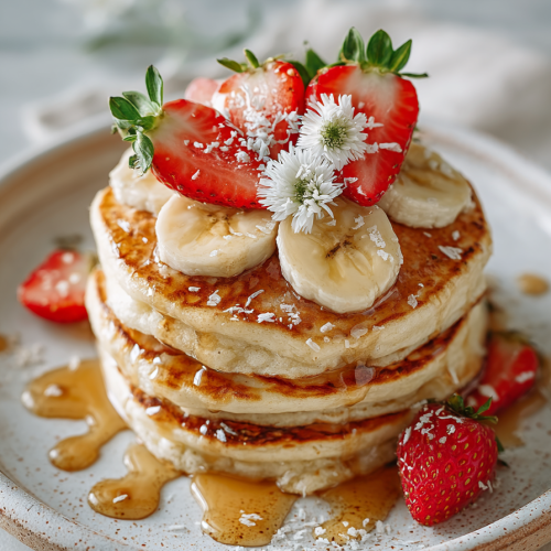 High Protein Fluffy Pancakes Recipe