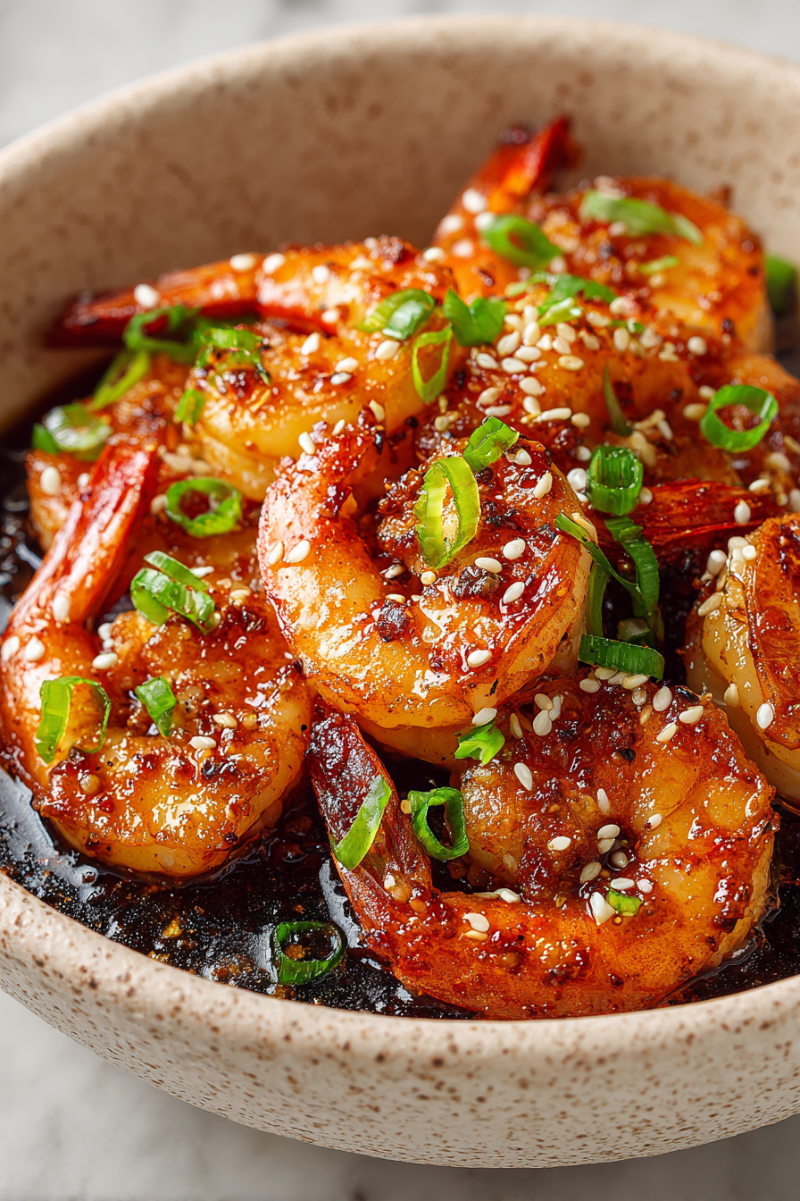 Honey Garlic Shrimp Quick Dinner
