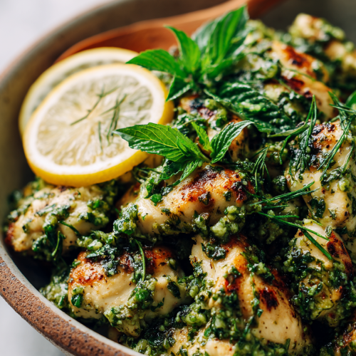 Lemon Basil Chicken Pesto Recipe