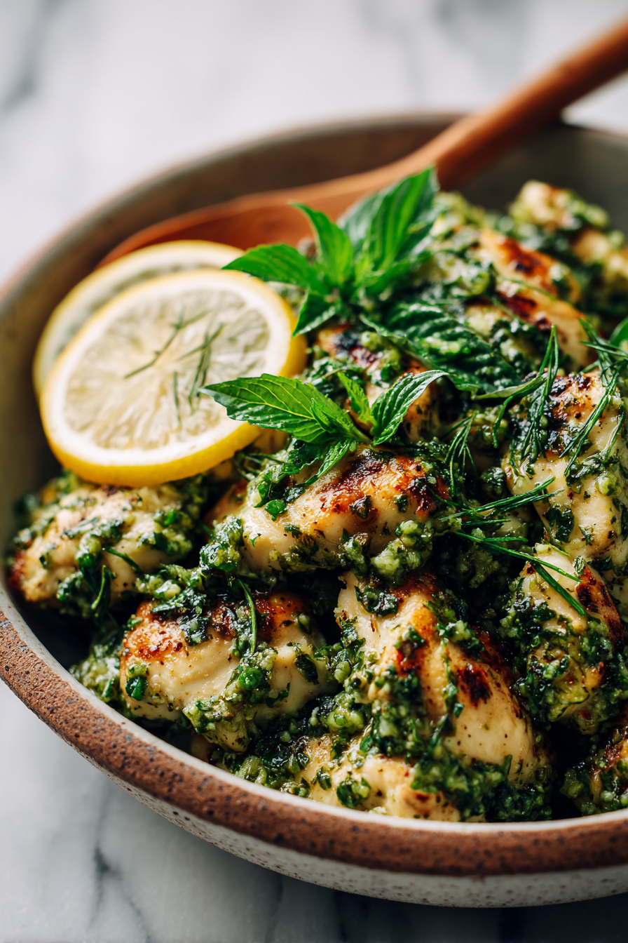 Lemon Basil Chicken Pesto Recipe