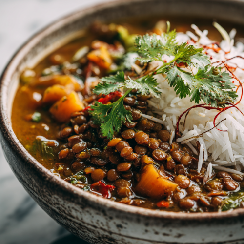 Lentil Curry for a Cold Night