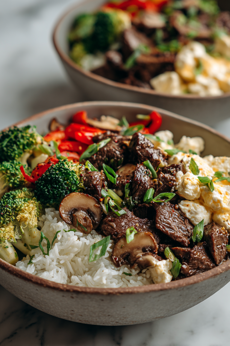 Philly Cheesesteak Bowls