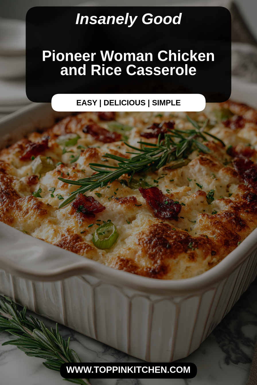 Pioneer Woman Chicken and Rice Casserole