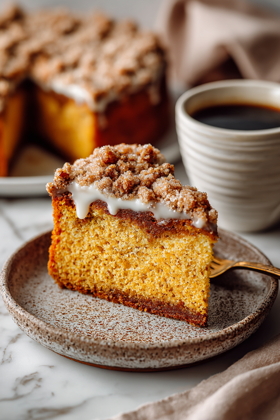 Pumpkin Coffee Cake Delight