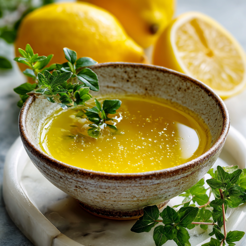Simple Homemade Italian Lemon Vinaigrette