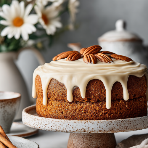 Spice Cake with Maple Icing