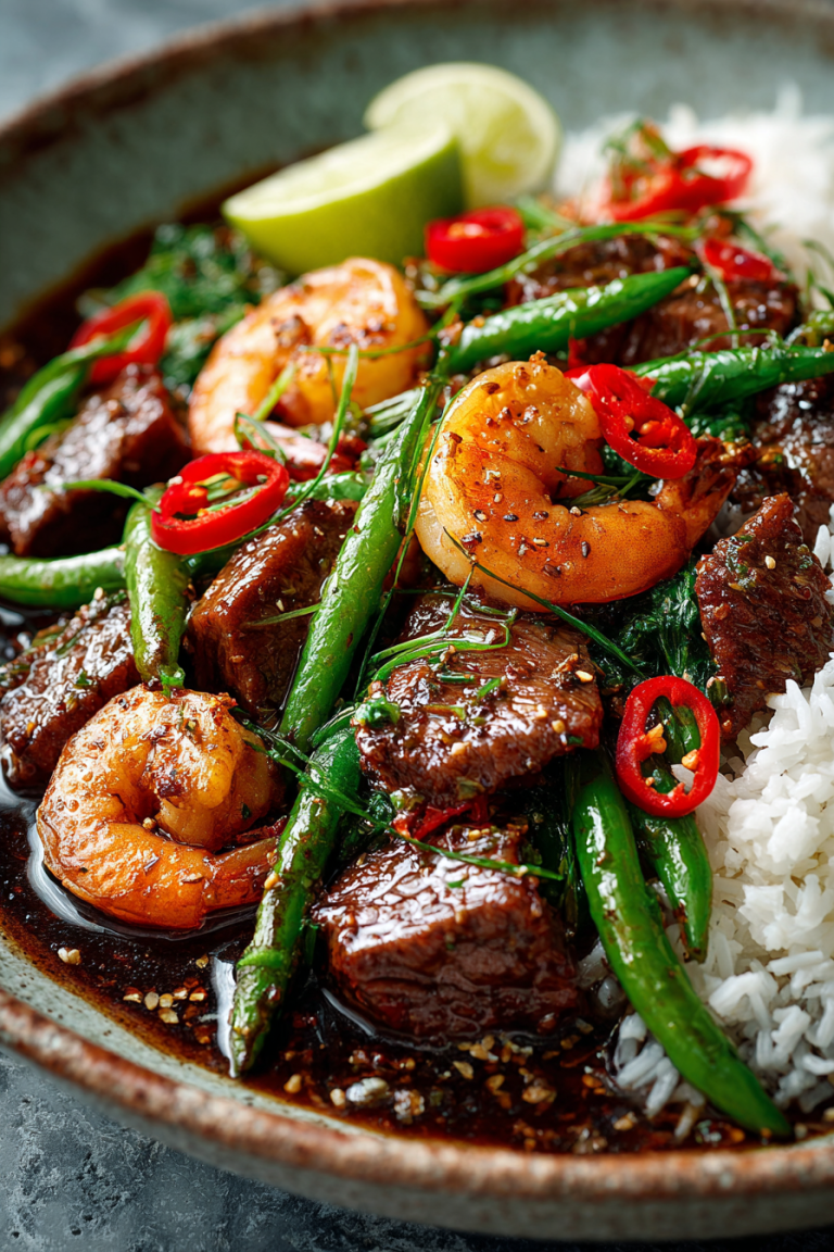 Steak and Shrimp Stir Fry