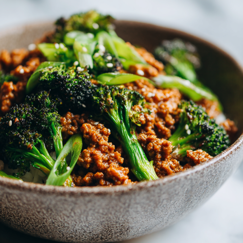 Sweet and Spicy Ground Turkey Bowls